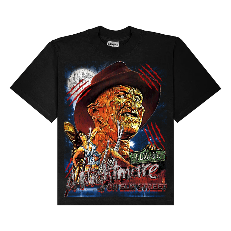 Nightmare on Elm Street Freddy Krueger Vintage Style Bootleg Tee