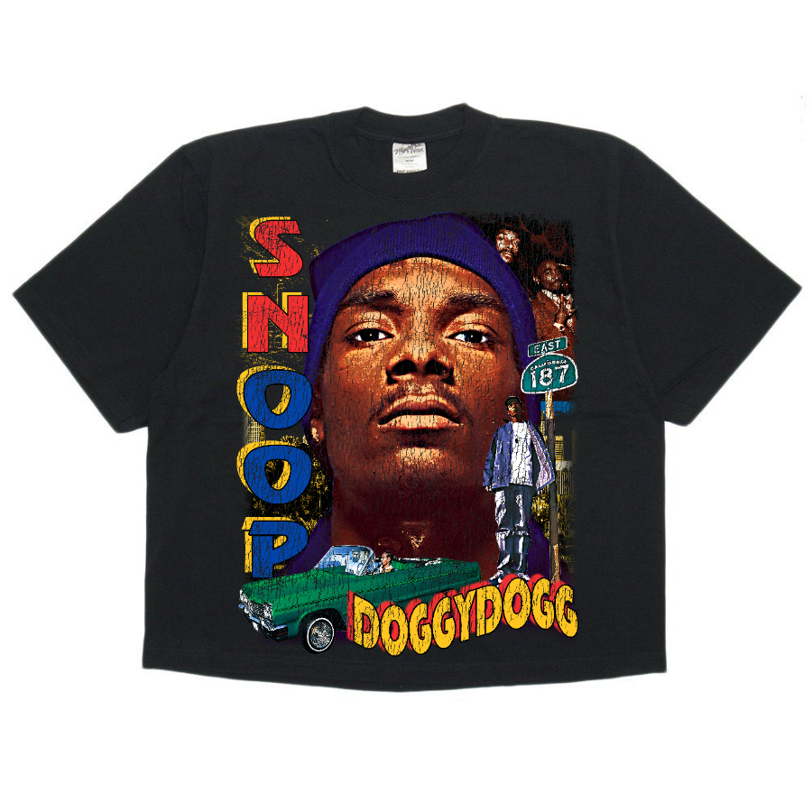 Snoop Dogg Vintage Style Bootleg Boxy Tee