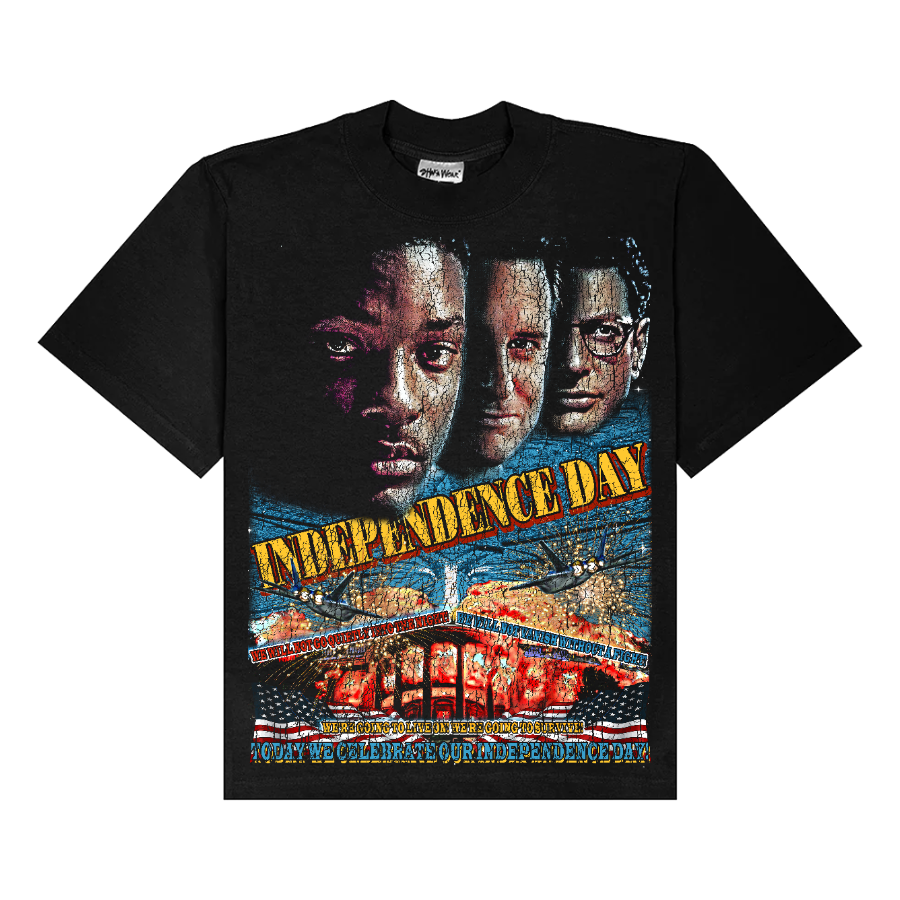 Independence Day Vintage Style Bootleg Tee