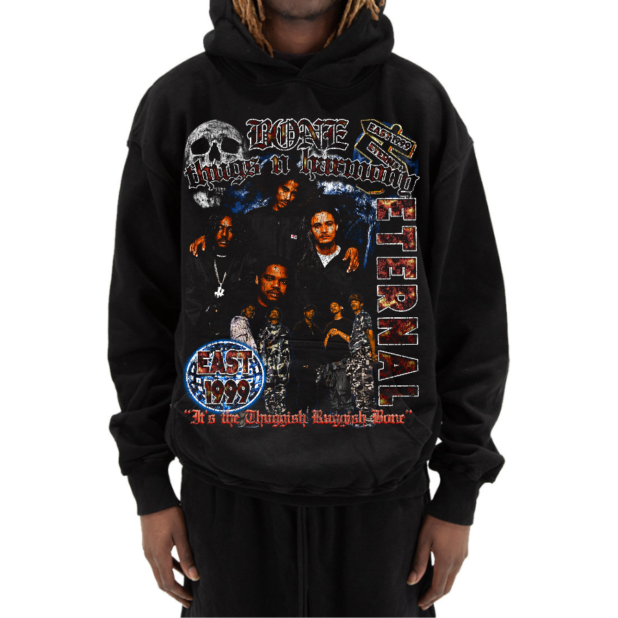 Bone Thugs N Harmony Vintage Style Bootleg Hoodie