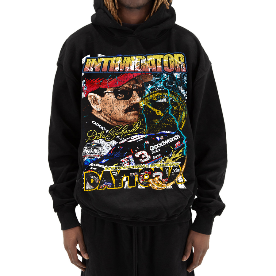 Dale Earnhardt Nascar Vintage Style Bootleg Hoodie