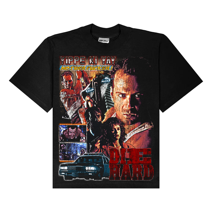 Die Hard Vintage Style Bootleg Tee