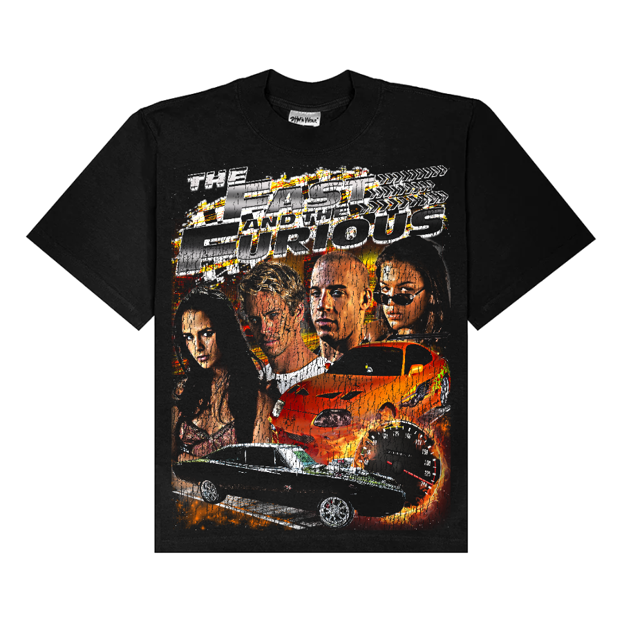 Fast N Furious Vintage Style Bootleg Tee