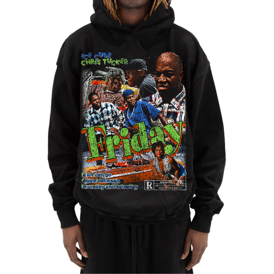 Friday Vintage Style Bootleg Hoodie