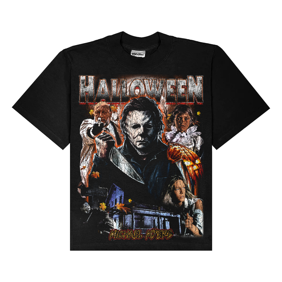 Halloween Michael Myers Vintage Style Bootleg Tee