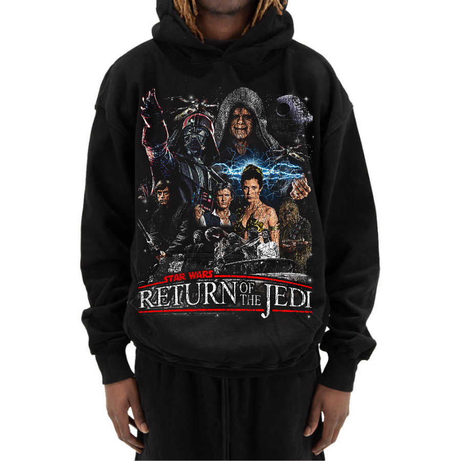 Star Wars Episode VI Vintage Style Bootleg Hoodie