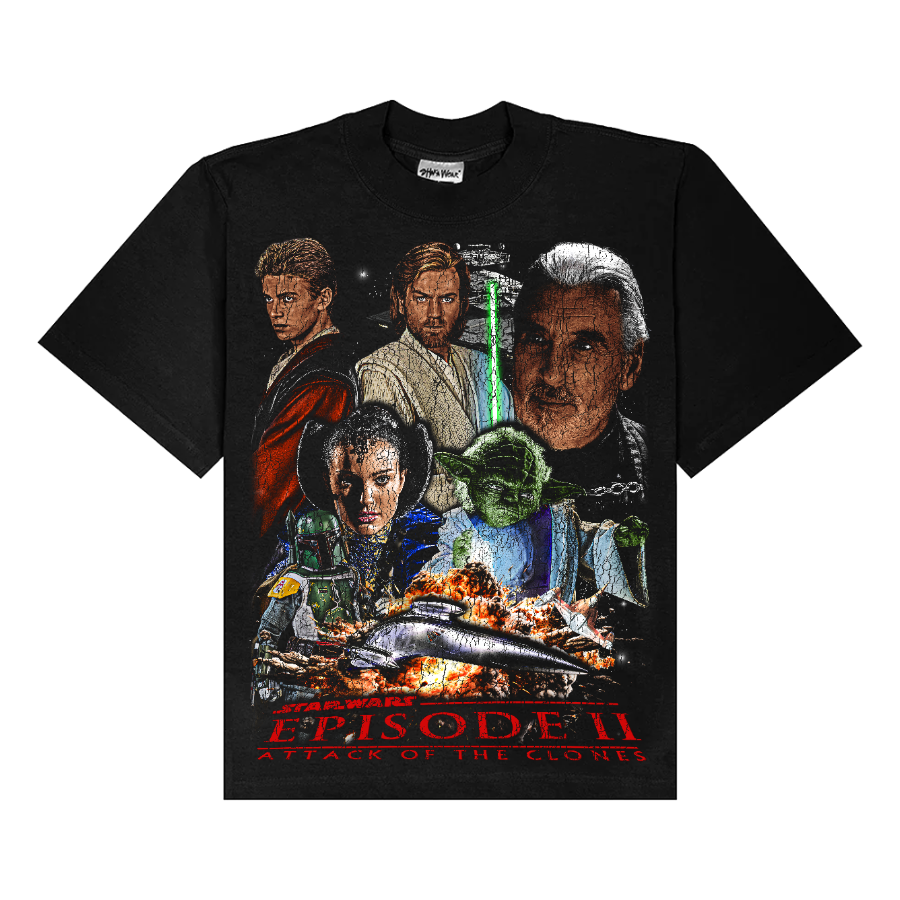 Star Wars Episode II Vintage Style Bootleg Tee
