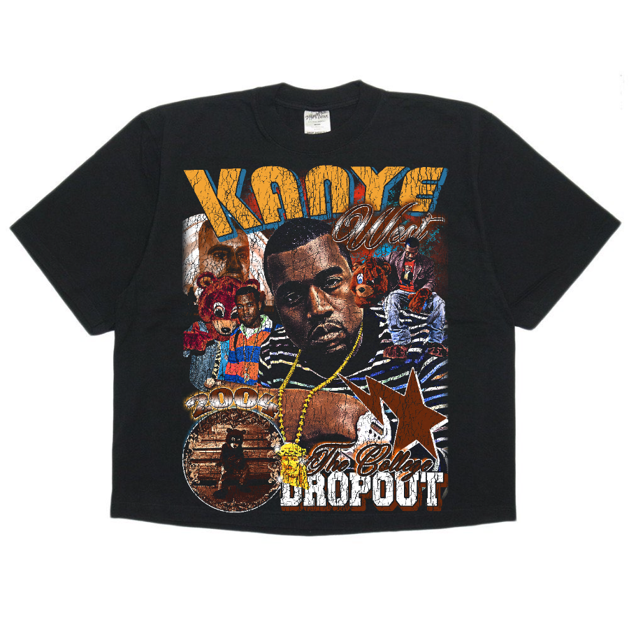 Kanye West Vintage Style Bootleg Boxy Tee