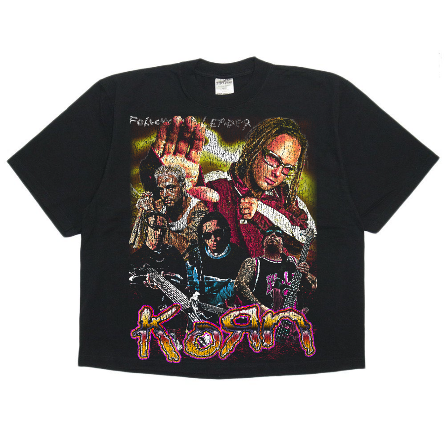 Korn Vintage Style Bootleg Boxy Tee