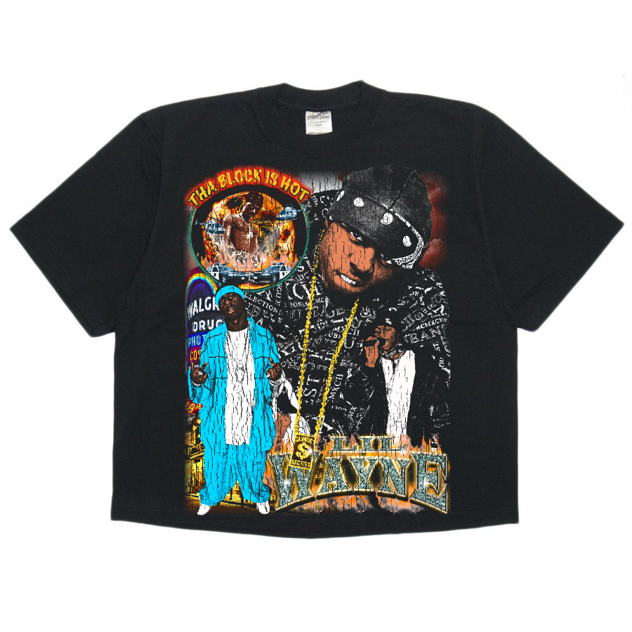 Lil Wayne Vintage Style Bootleg Boxy Tee