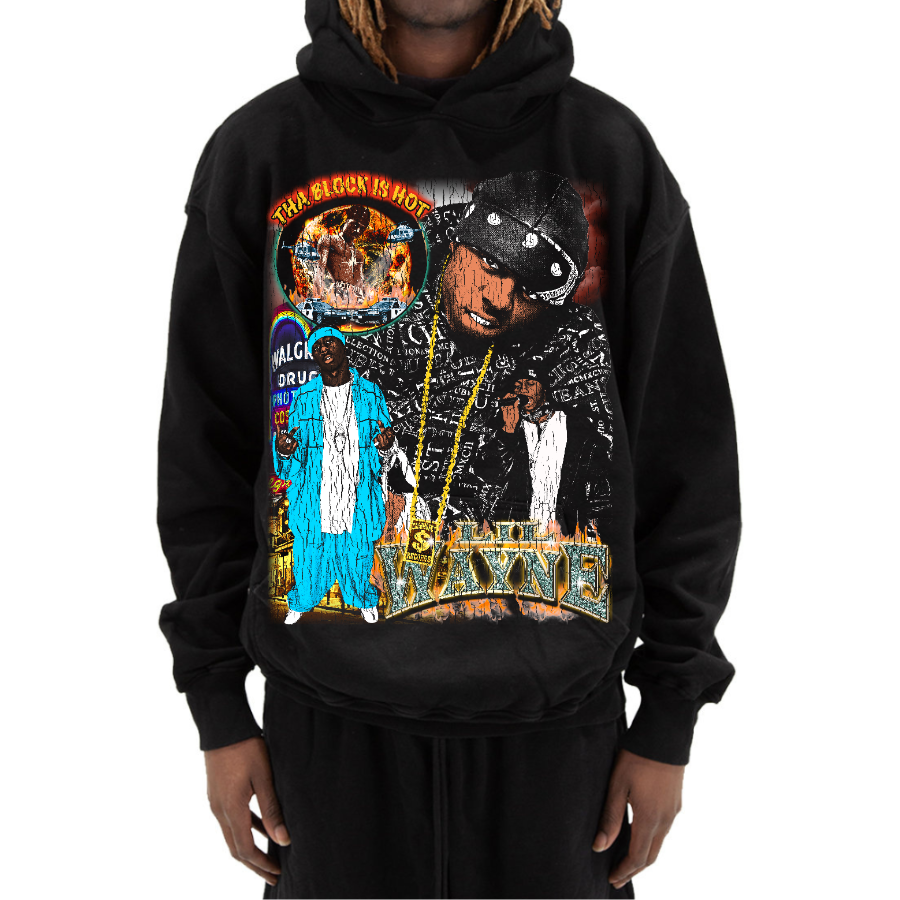 Lil Wayne Vintage Style Bootleg Hoodie