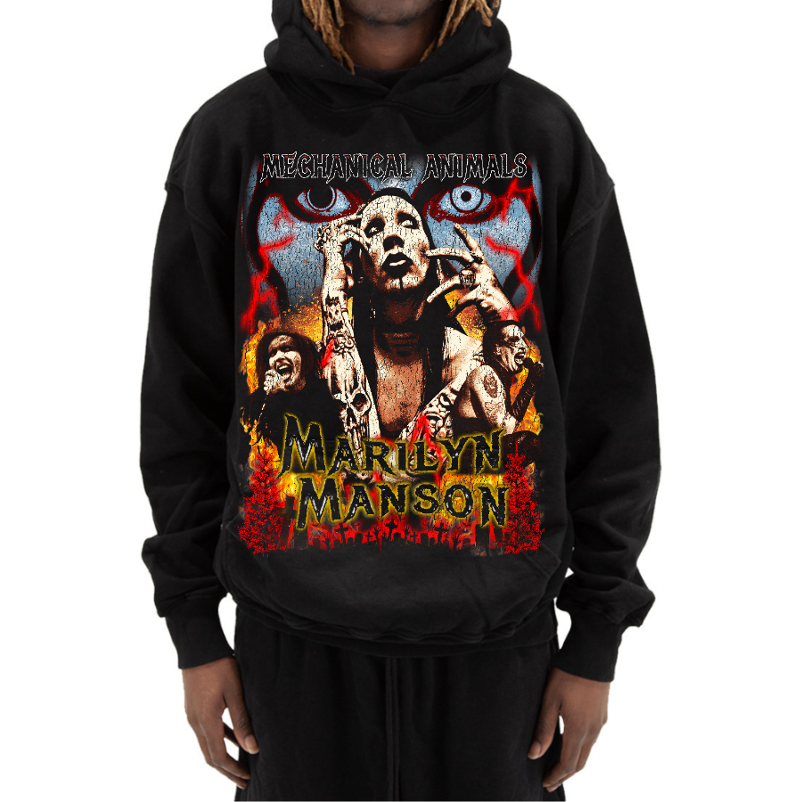 Marilyn Manson Vintage Style Bootleg Hoodie