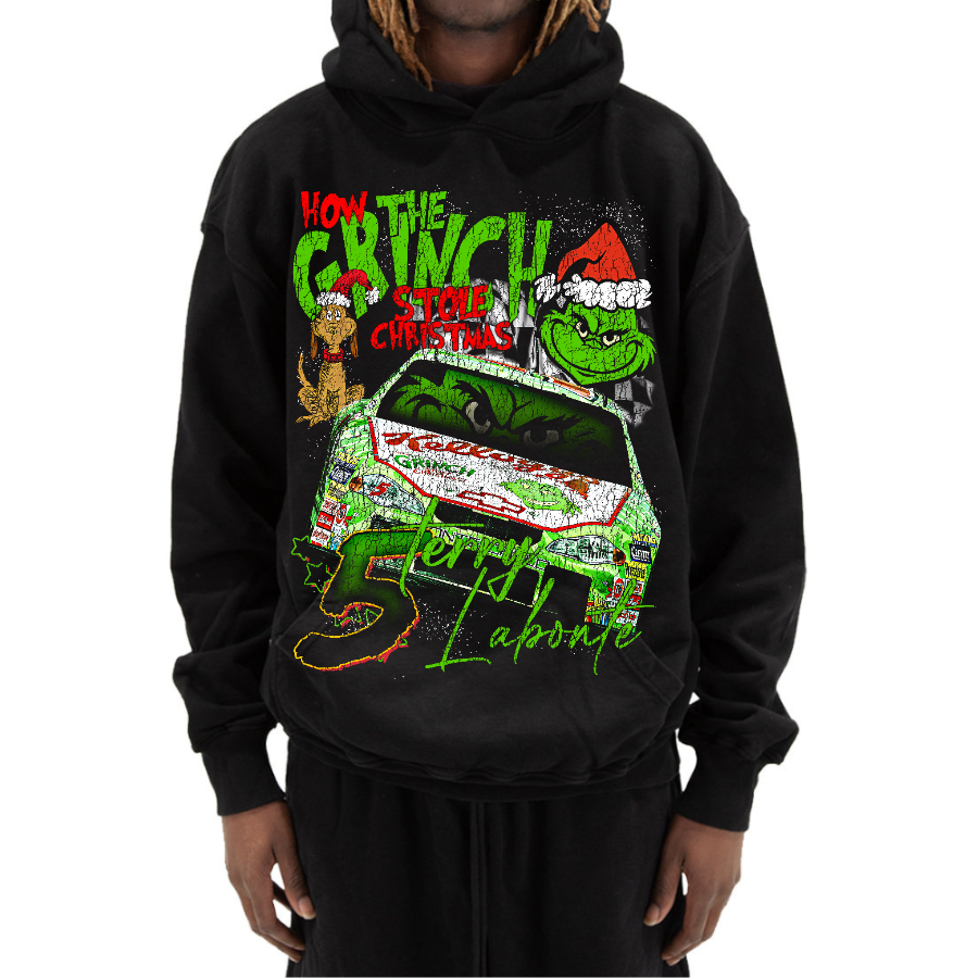 Terry Labonte The Grinch Nascar Vintage Style Bootleg Hoodie