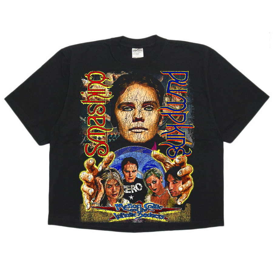 Smashing Pumpkins Vintage Style Bootleg Boxy Tee