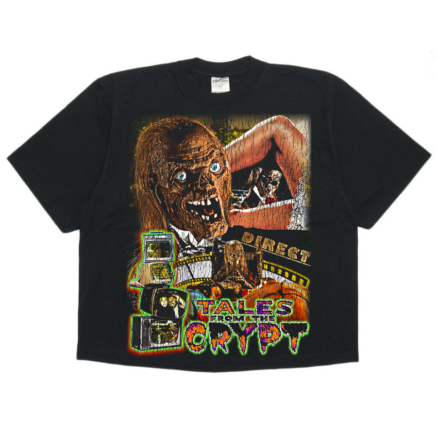 Tales From The Crypt Vintage Style Bootleg Boxy Tee
