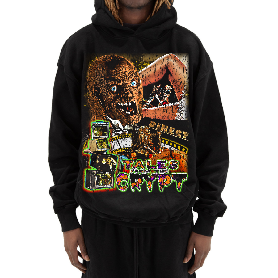 Tales From The Crypt Vintage Style Bootleg Hoodie