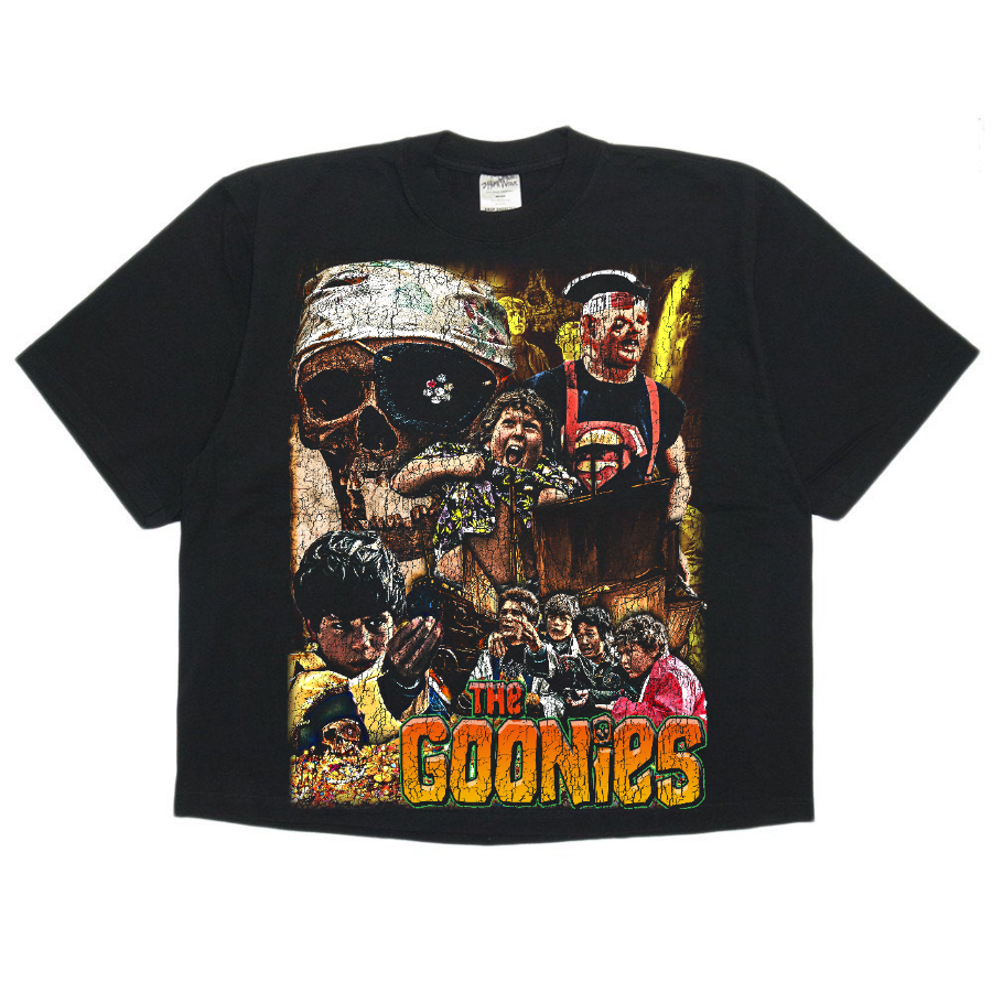The Goonies Vintage Style Bootleg Boxy Tee