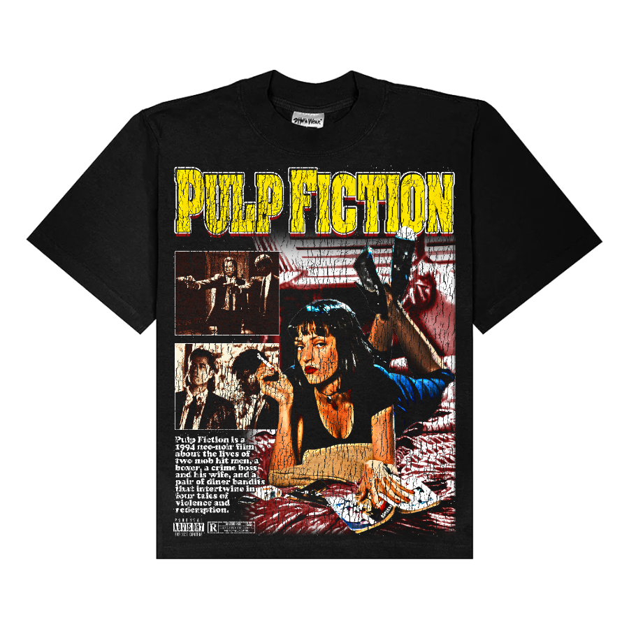 Pulp Fiction Vintage Style Bootleg Tee