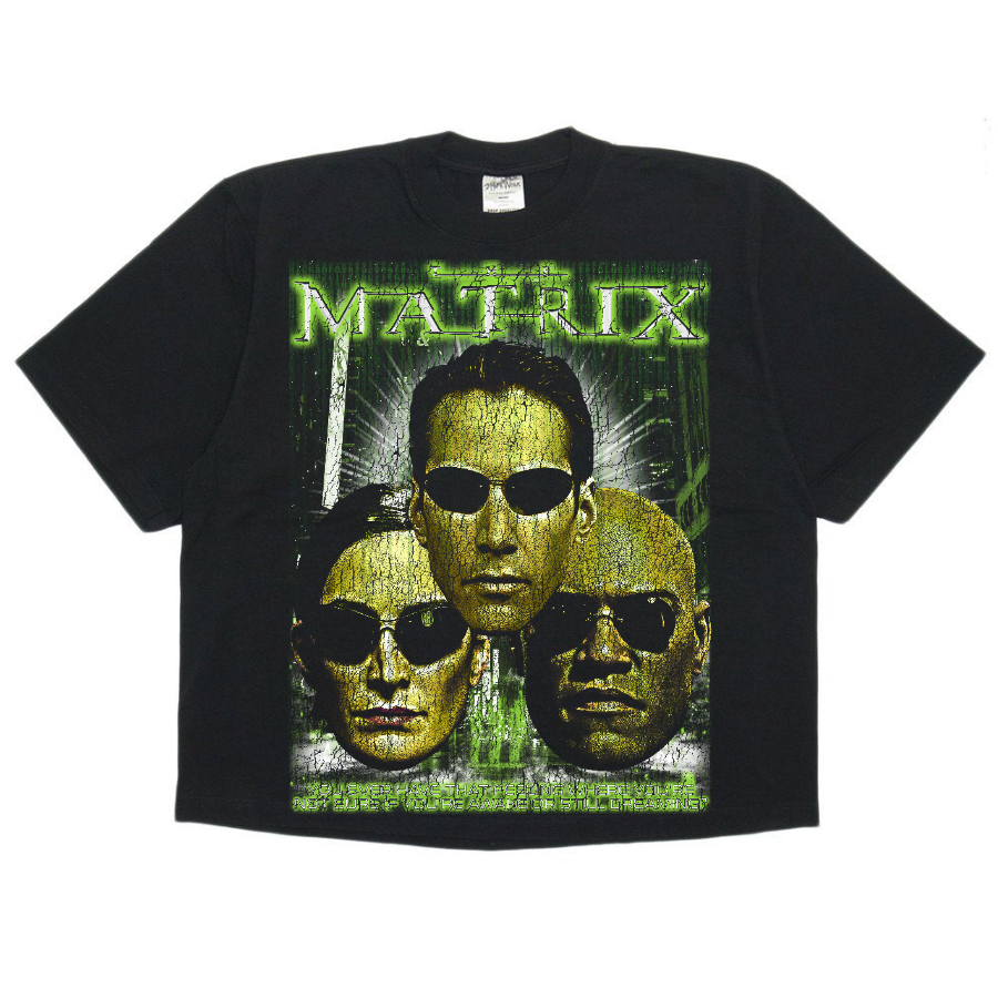 The Matrix Vintage Style Bootleg Boxy Tee