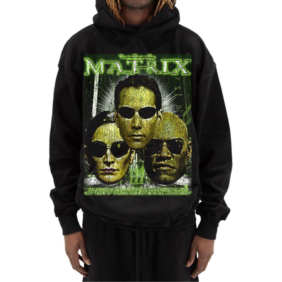 The Matrix Vintage Style Bootleg Hoodie