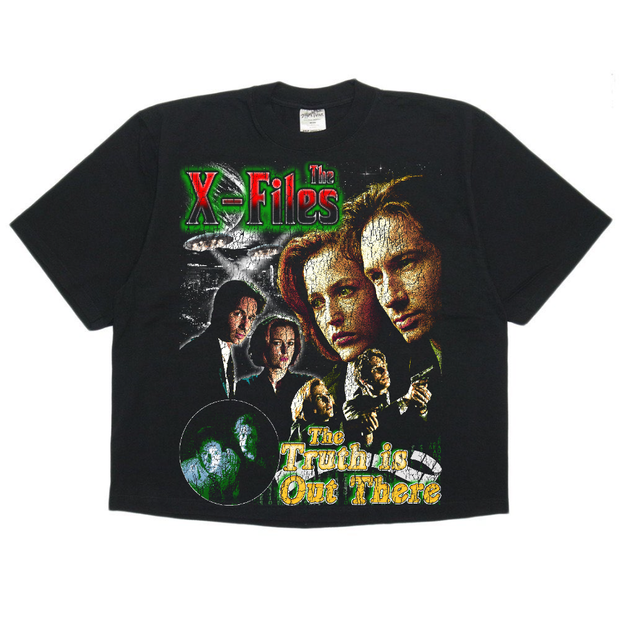 The X Files Vintage Style Bootleg Boxy Tee