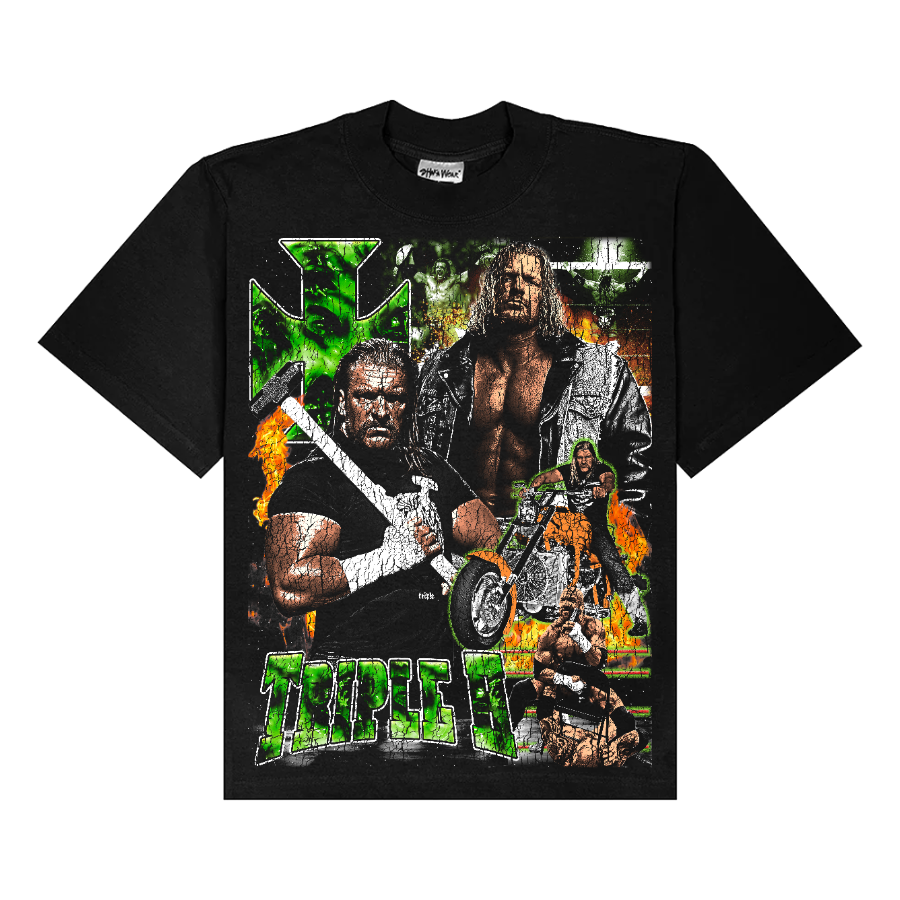 Triple H Vintage Style Bootleg Tee