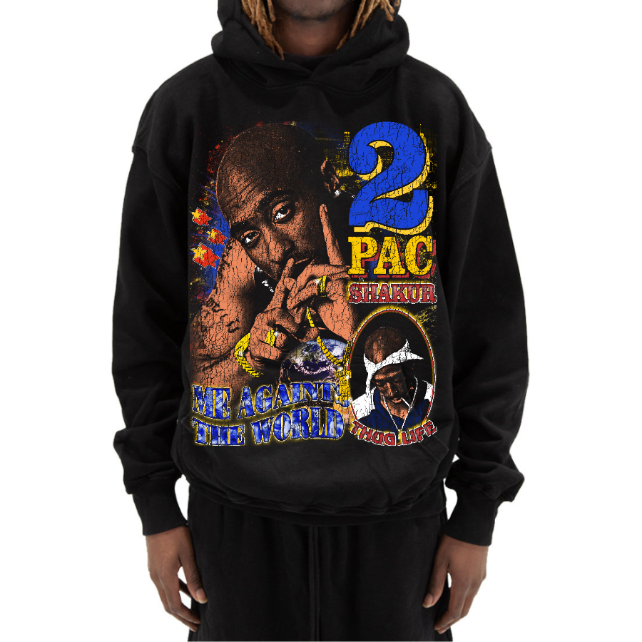 Tupac Vintage Style Bootleg Hoodie
