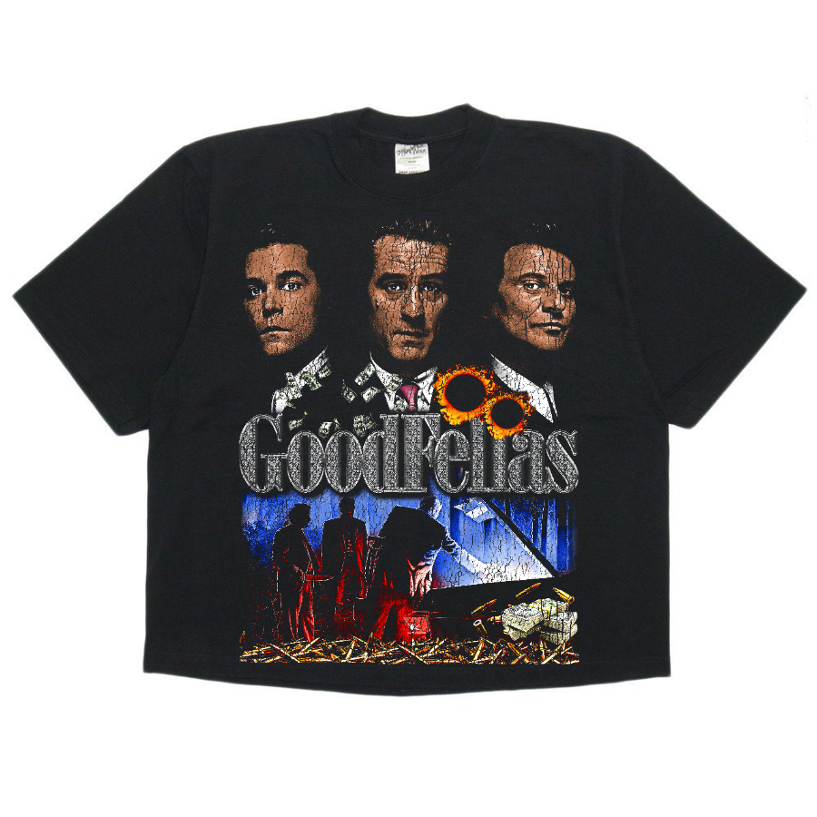 Goodfellas Vintage Style Bootleg Boxy Tee