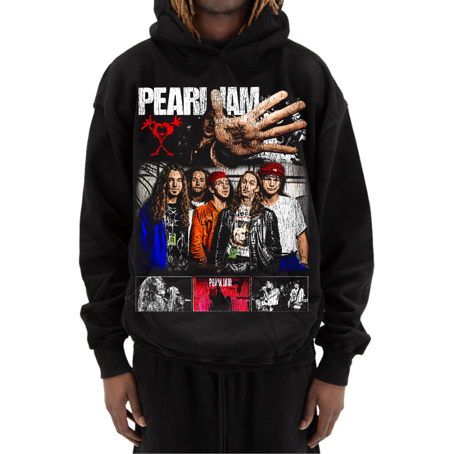 Pearl Jam Vintage Style Bootleg Hoodie