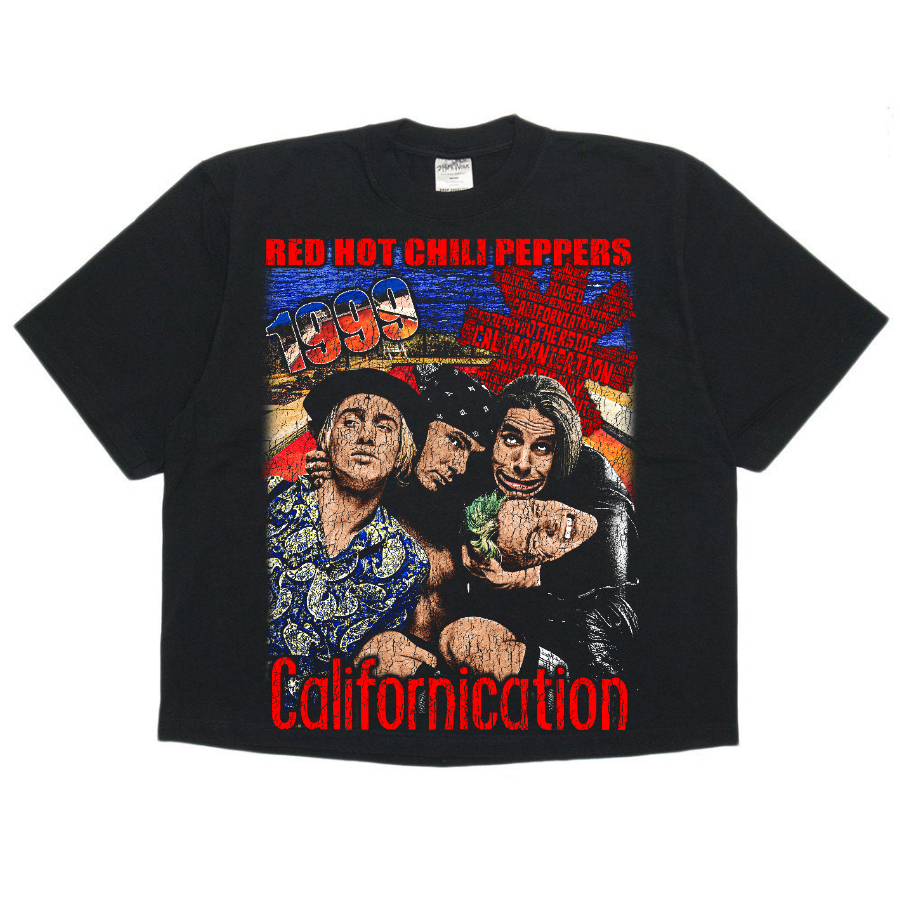 Red Hot Chili Peppers Vintage Style Bootleg Boxy Tee