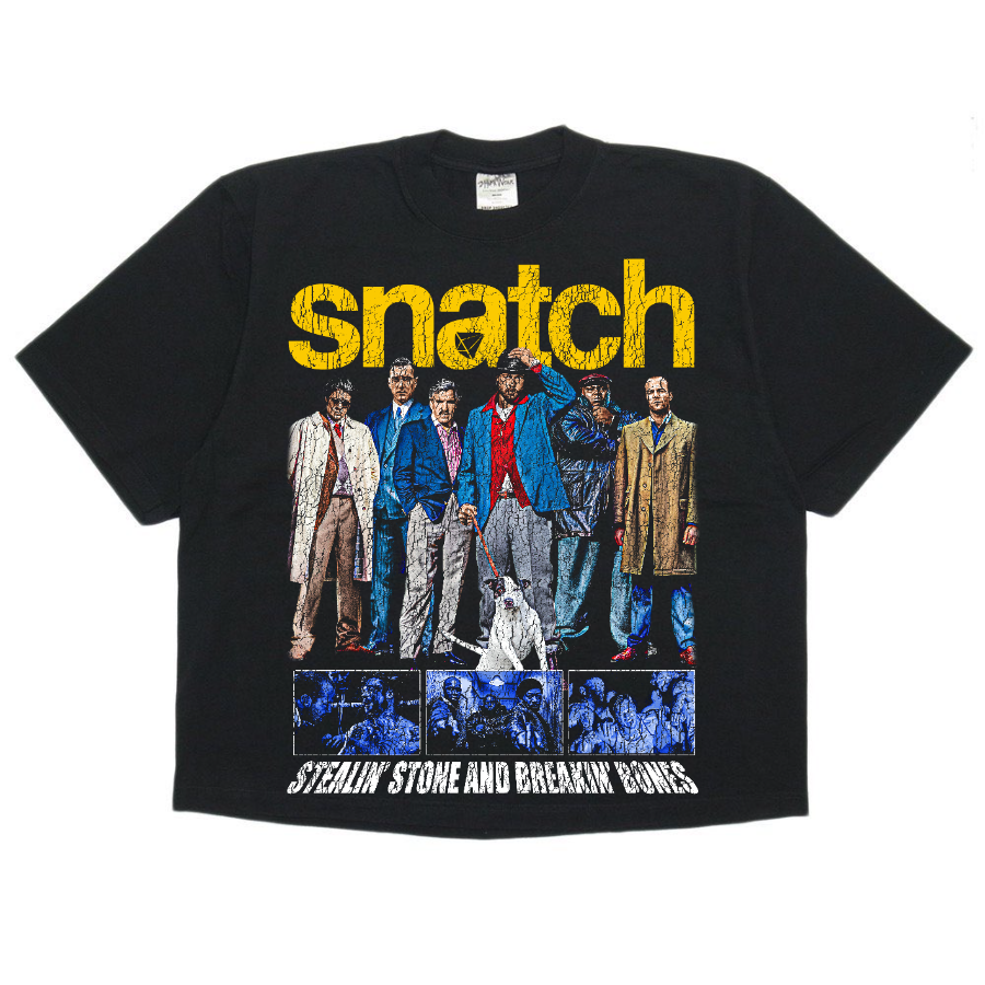 Snatch Vintage Style Bootleg Boxy Tee
