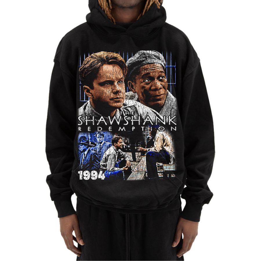 The Shawshank Redemption Vintage Style Bootleg Hoodie