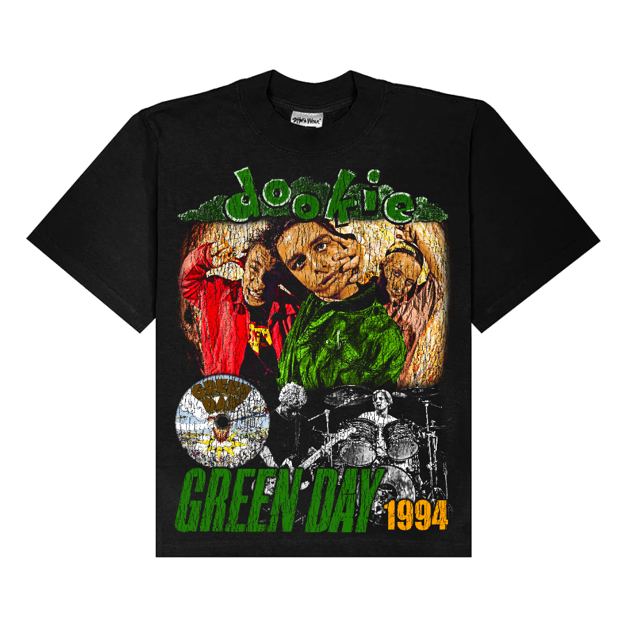 Green Day Vintage Style Bootleg Tee