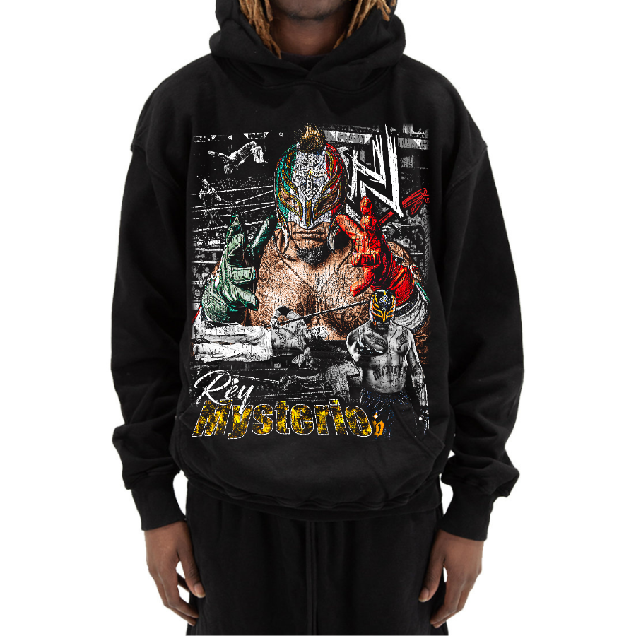 Rey Mysterio Vintage Style Bootleg Hoodie