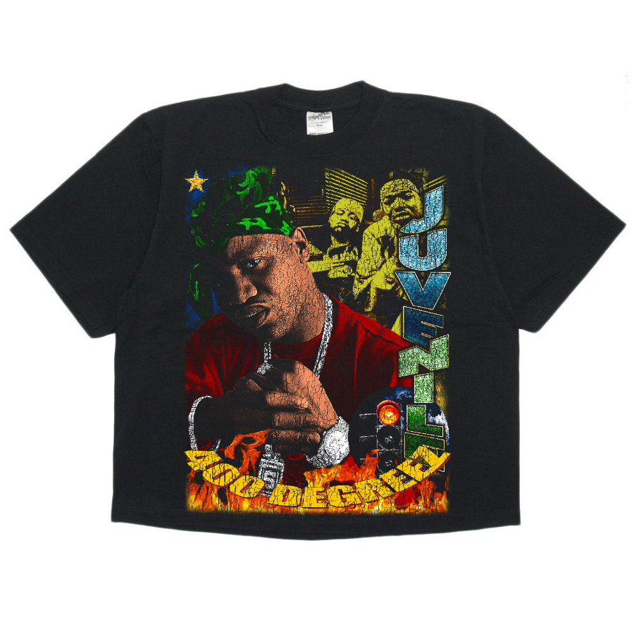 Juvenile Vintage Style Bootleg Boxy Tee