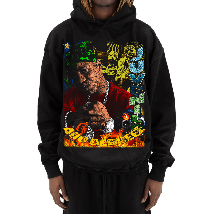 Juvenile Vintage Style Bootleg Hoodie