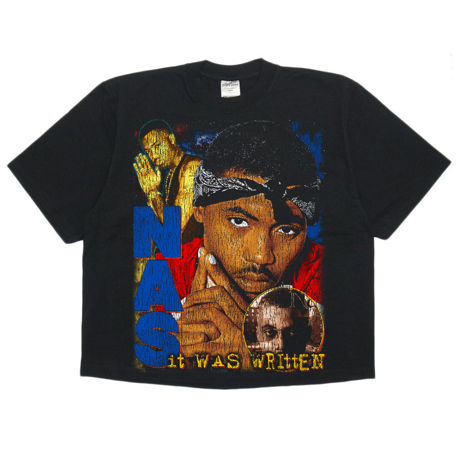 NAS Vintage Style Bootleg Boxy Tee