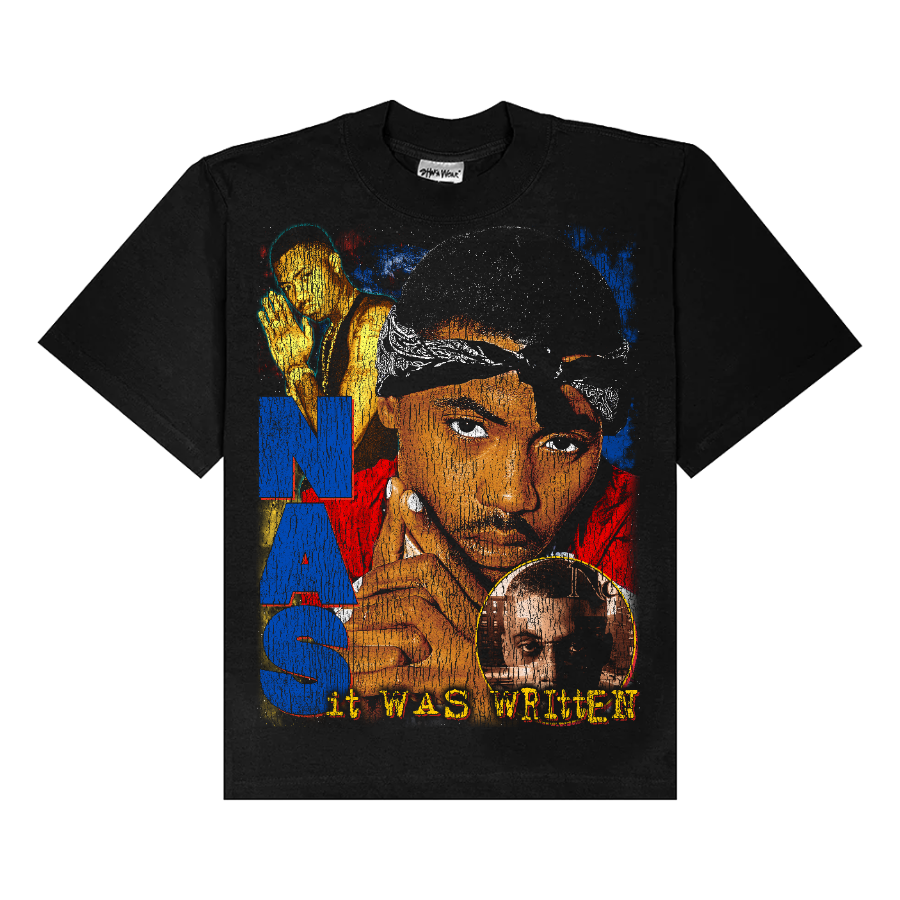 NAS Vintage Style Bootleg Tee
