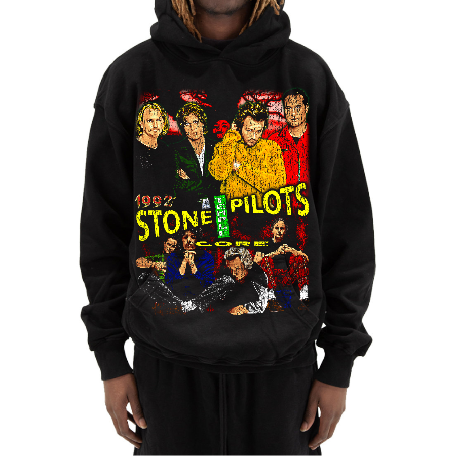 Stone Temple Pilots Vintage Style Bootleg Hoodie