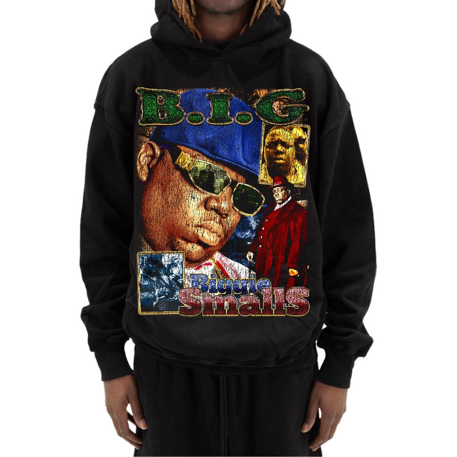 Biggie Smalls Vintage Style Bootleg Hoodie