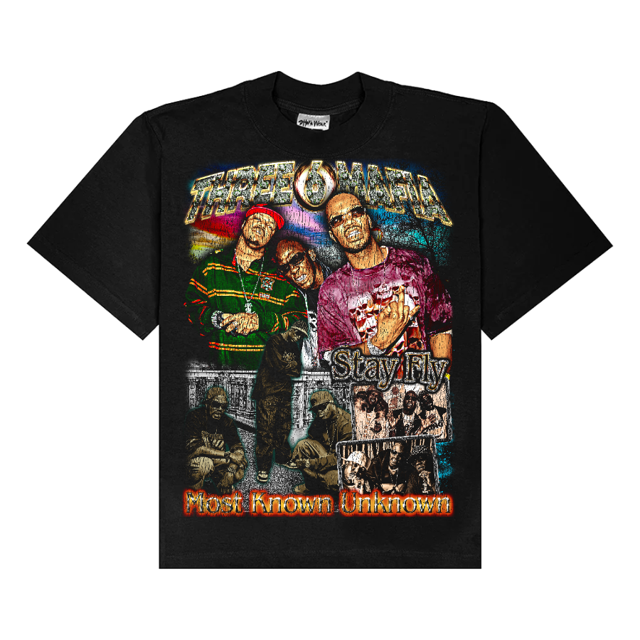 Three 6 Mafia Vintage Style Bootleg Tee