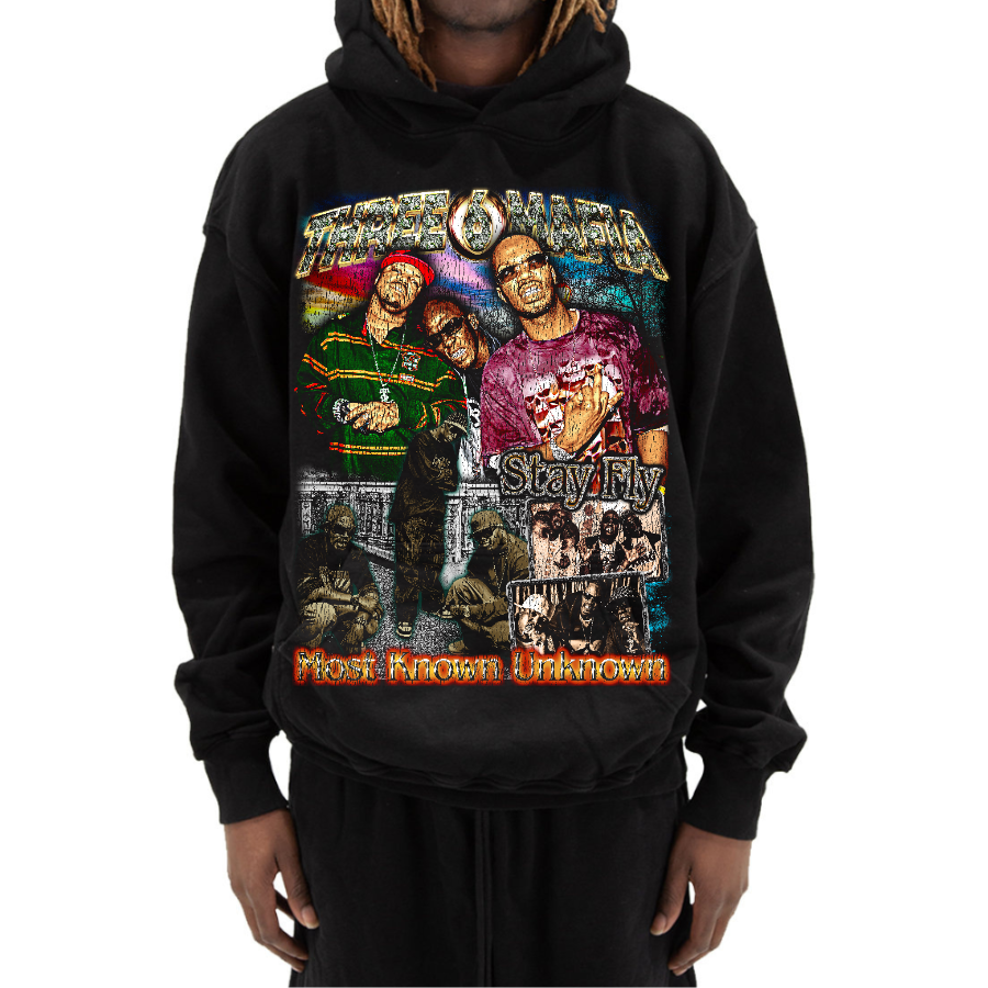 Three 6 Mafia Vintage Style Bootleg Hoodie