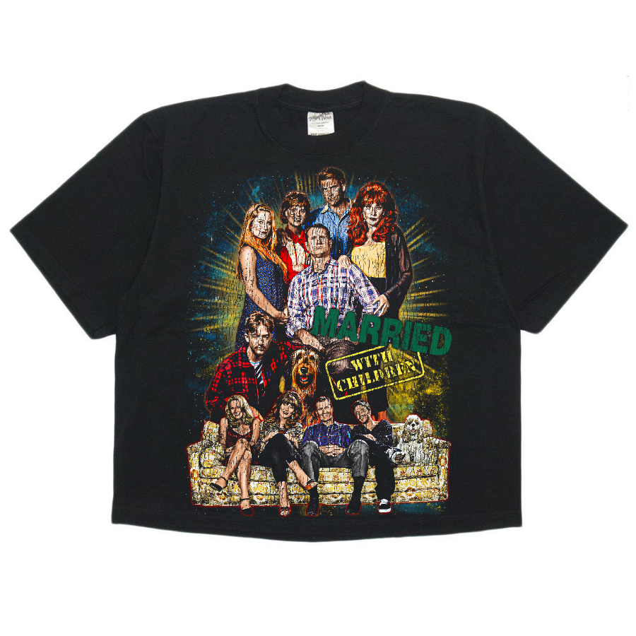 Married with Children Vintage Style Bootleg Boxy Tee