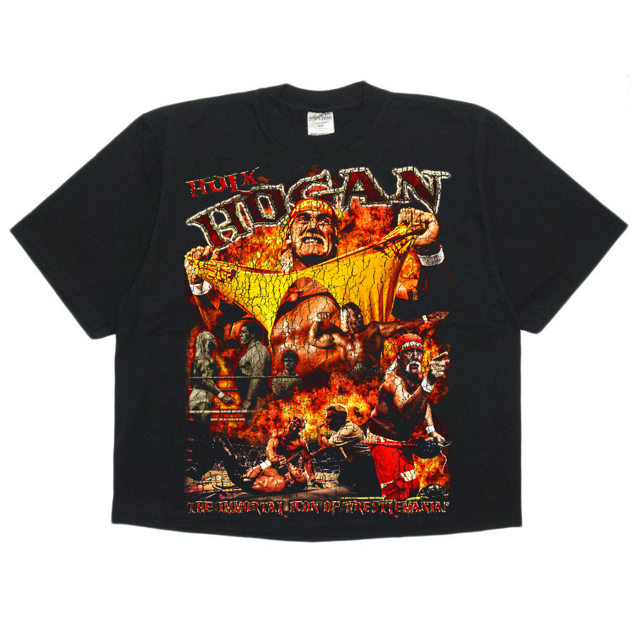 Hulk Hogan Vintage Style Bootleg Boxy Tee