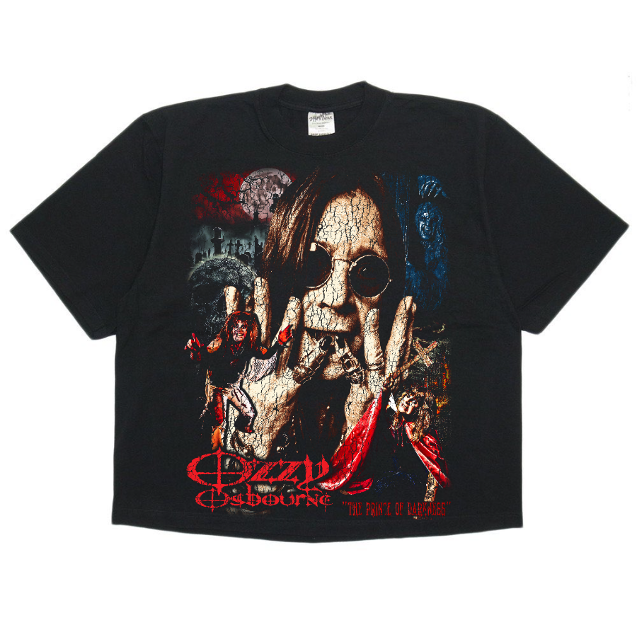 Ozzy Osbourne Vintage Style Bootleg Boxy Tee