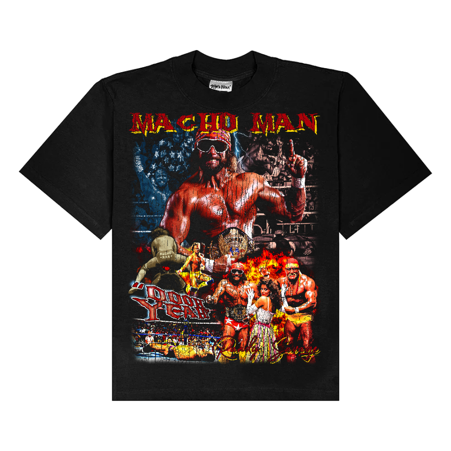 Macho Man Vintage Style Bootleg Tee